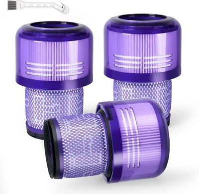 3-Pack Vacuum Filters for Dyson V11 Torque Drive Animal Complete & V15 Detect   