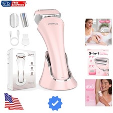Electric Razor for Women Rechargeable Wet Dry Electric Shaver for Women, Wate...