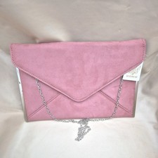 Women  Pink Clutch Bag  by KOKO Evening Wedding Shoulder  Party New [62]