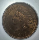 1892 .01 Indian Head Cent 1C Penny Red. Uncirculated