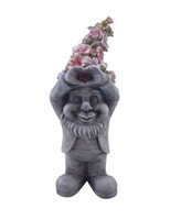 Figur Blumen Zwerg H37Cm Polyresin 37 X 15 X 14 Cm Bunt Dekofigur