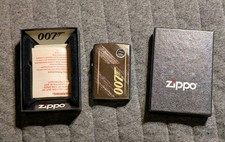 2018 JAMES  BOND  007 GUN LOGO ZIPPO NEW IN BOX