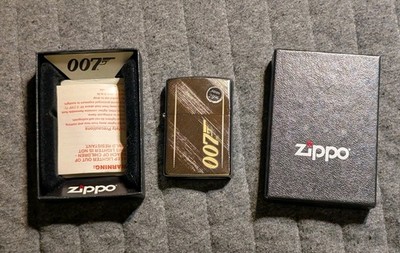 2018 JAMES  BOND  007 GUN LOGO ZIPPO NEW IN BOX