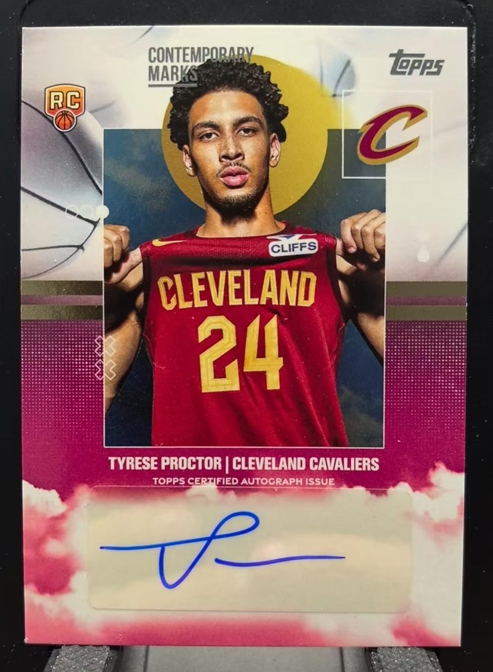 2025-26 Topps Flagship Tyrese Proctor RC Rookie Contemporary Marks Auto