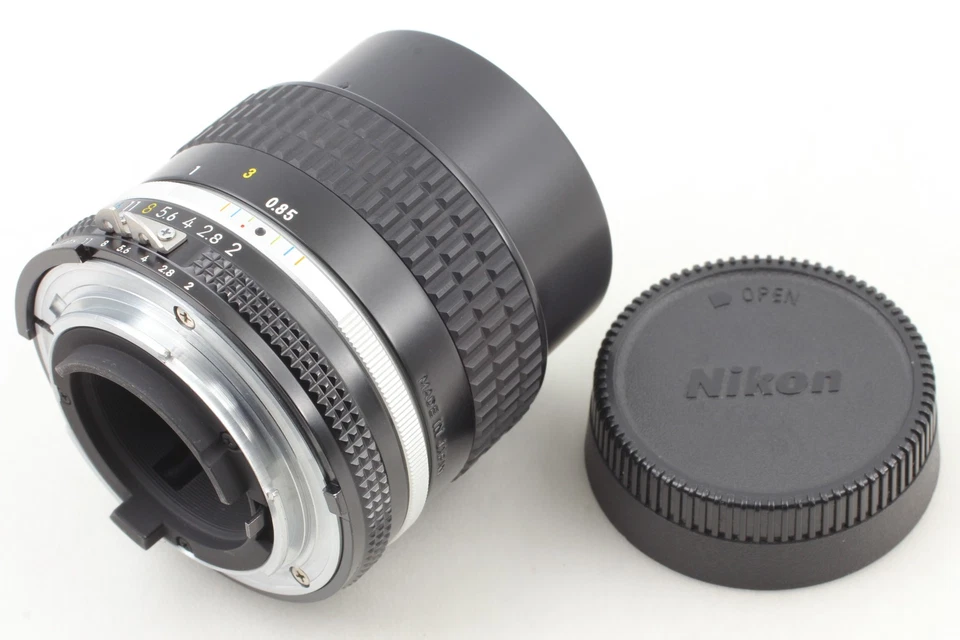 [Top ESTADO PERFEITO] Lente de retrato telefoto Nikon Ai-s Ais Nikkor 85mm f2 MF do Japão - Imagem 4 de 4