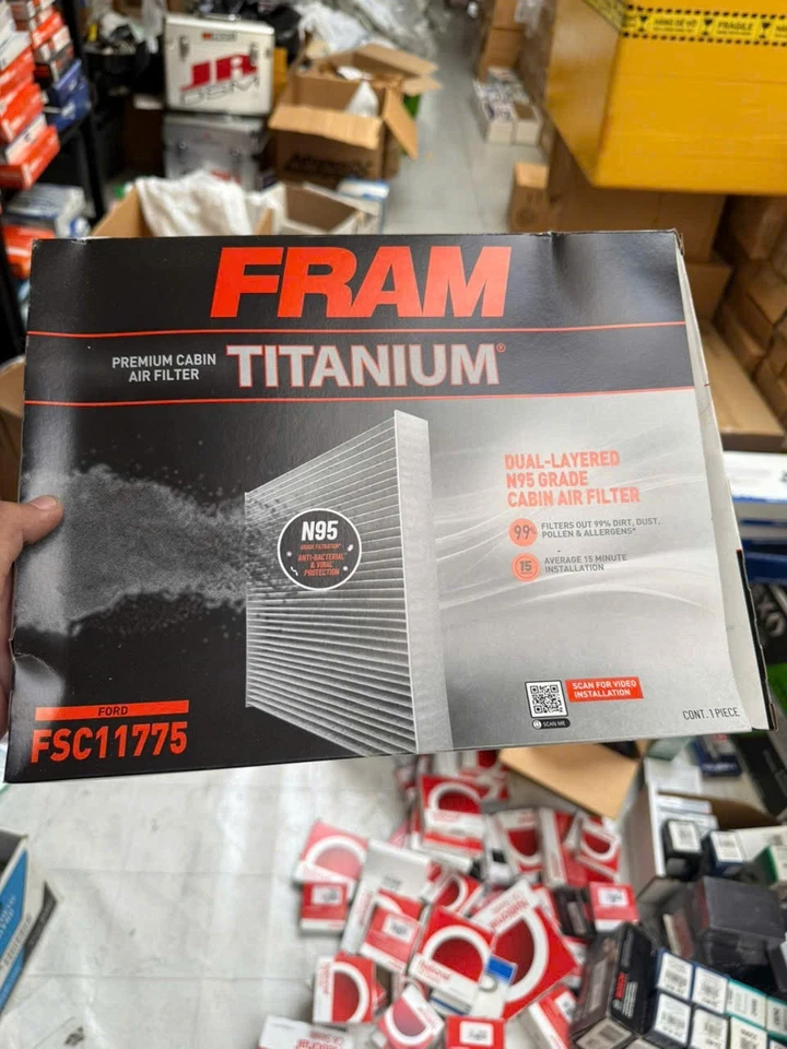 FRAM TITANIUM FSC11775 Cabin Air Filter for Ford Fusion 13-20 Edge 15-21 Lincoln - Image 2 of 2