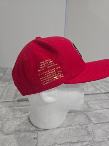 Bryce Harper Stats Exclusive Washington Nationals Snapback 18 All Star game Hat - Picture 2 of 8