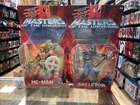 Vintage Masters Of The Universe He-Man & Skeletor Lot (MOTU, Mattel) SEALED