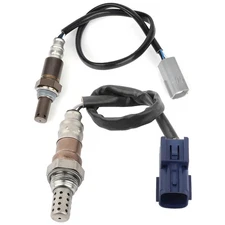 2pcs Upper&Lower Fits 08-10 Nissan Frontier 4.0L 02 Oxygen O2 Sensor A/F Ratio