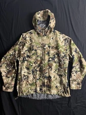 Sitka Gear Cloudburst Goretex Rain Jacket Mens 2XL Subalpine Camo Coat Optifade