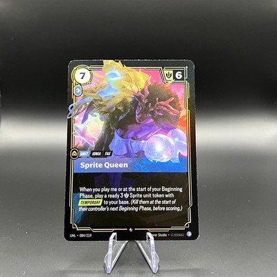 Sprite Queen 084/219 Rare Unleashed Riftbound Foil Near Mint