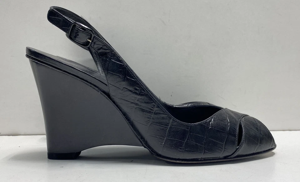 Stuart Weitzman Women's Wedge Sandals Size 9.5 - Image 3 of 4