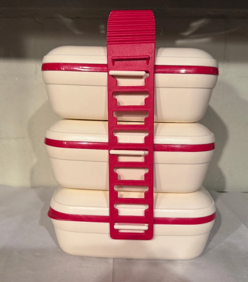 Tupperware_9teiliger Picknick Set Lunchbox+Tragegurt_Ausstellungsstück - Bild 2 von 4