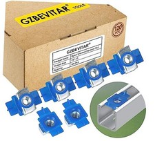 Nylon Channel Squeeze Nut, 1/2"-13 Strut Channel Cone Nuts - Pcs, Easy 120 Nylon Channel Squeeze Nut, 1/2"-13 Strut Channel Cone Nuts - Pcs, Easy 120 - Image 1