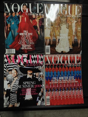 French Vogue Collections Paris Lot #12 13 14 15 2012 2013 Dior Chanel All Looks