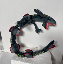 Anime Black Shiny Rayquaza 30" Plush Toy Dragon Stuffed Animal Doll 2018