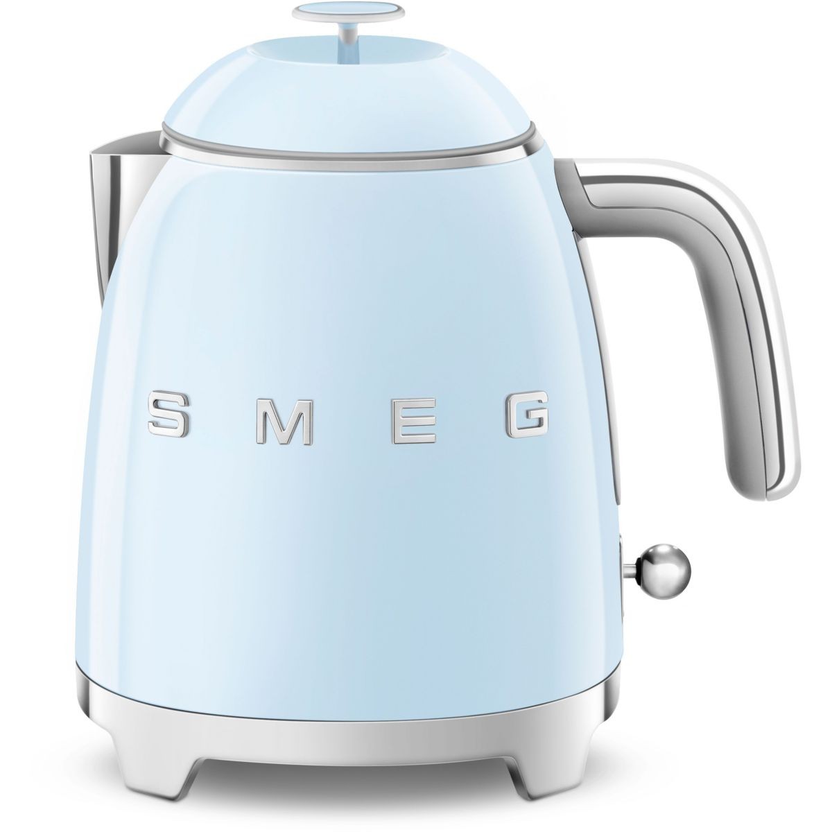 Bouilloire SMEG KLF05PBEU électrique sans fil d'une capacité de 0.8L de teinte bleu azur