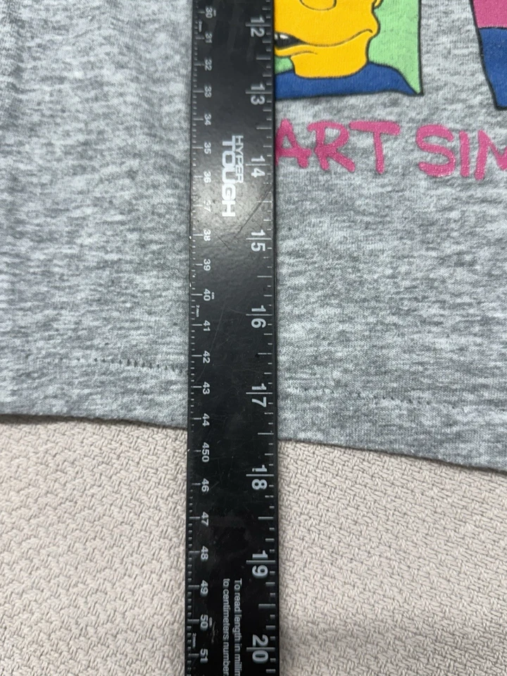 Vintage 90s The Simpsons Bart Simpson Comic Art Long Sleeve Kid Size S/M - Image 3 of 4