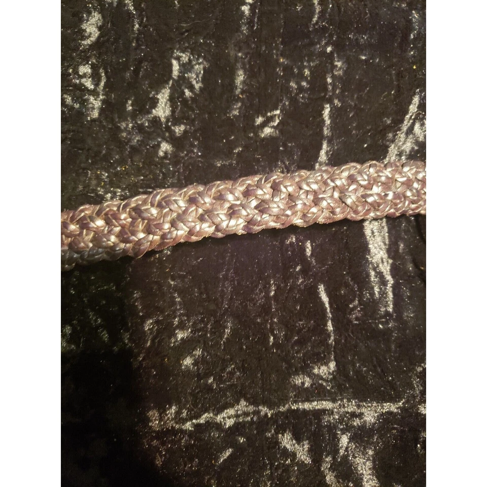 Talbots Braided Leather Belt Womens L Large Brown 6029 Casual Accessories - Image 4 of 4