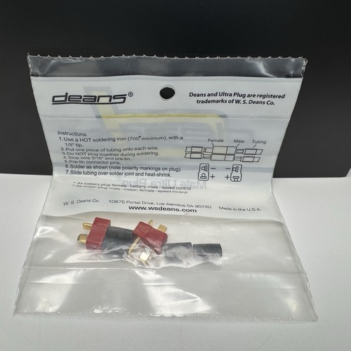 W. S. Deans Company 1302 Male Ultra Plug (Pack of 2) - Picture 5 of 6