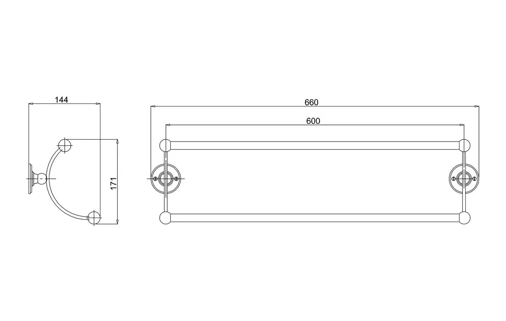 Burlington towel rail sale