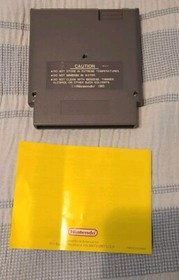 Nintendo NES Dr. Mario Classic 1990 Cartridge  And Manual  Only Tested 