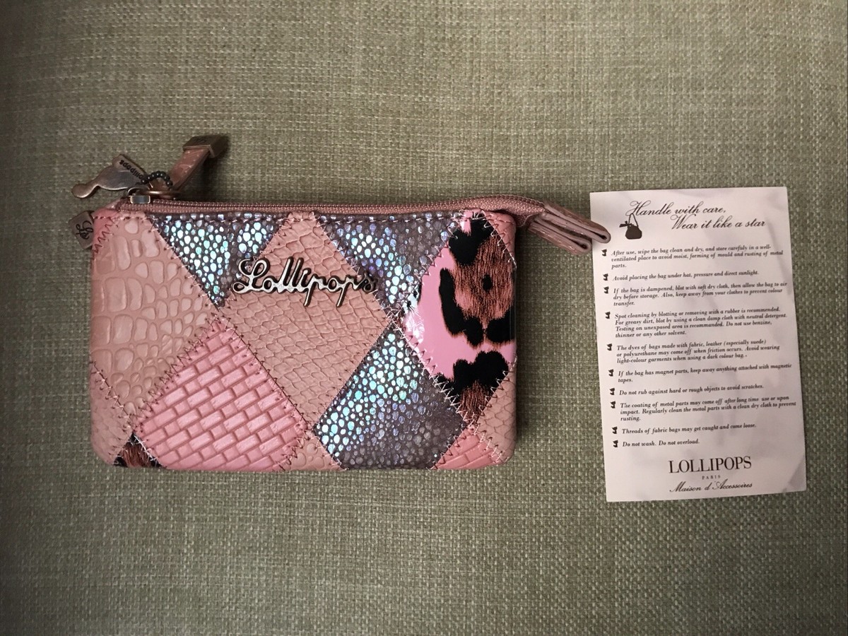 Lollipops Paris Maison d&rsquo;Accessoires Wallet 2 Zip Compartments Cat 