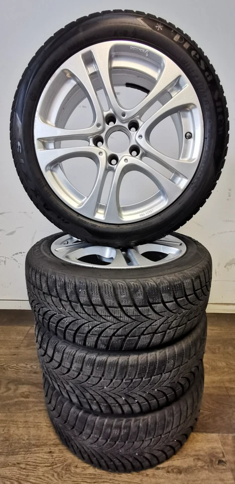 4 Winterreifen 205 50 R17  17" BROCK-ALLOY Wheels Alufelgen KBA 49957 - Bild 2 von 4