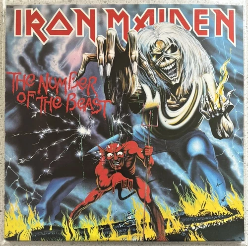 Iron Maiden The Number Of The Beast - 1982 Vinyl LP Harvest Records ST-12202