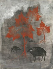 LEONORA CARRINGTON Art Poster or Canvas Print "Animales en el bosque"