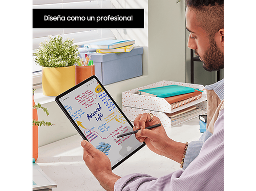 Tablet - Samsung Galaxy Tab S7 FE, 64 GB, Negro, 12.4" WQXGA, 4 GB, Qualcomm SM7 - Imagen 5 de 7