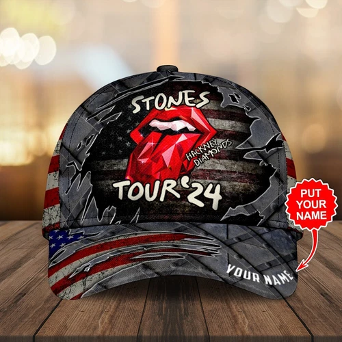 Personalized The Rolling Stones Classic Cap – Customizable for Fans, Trendy Cap