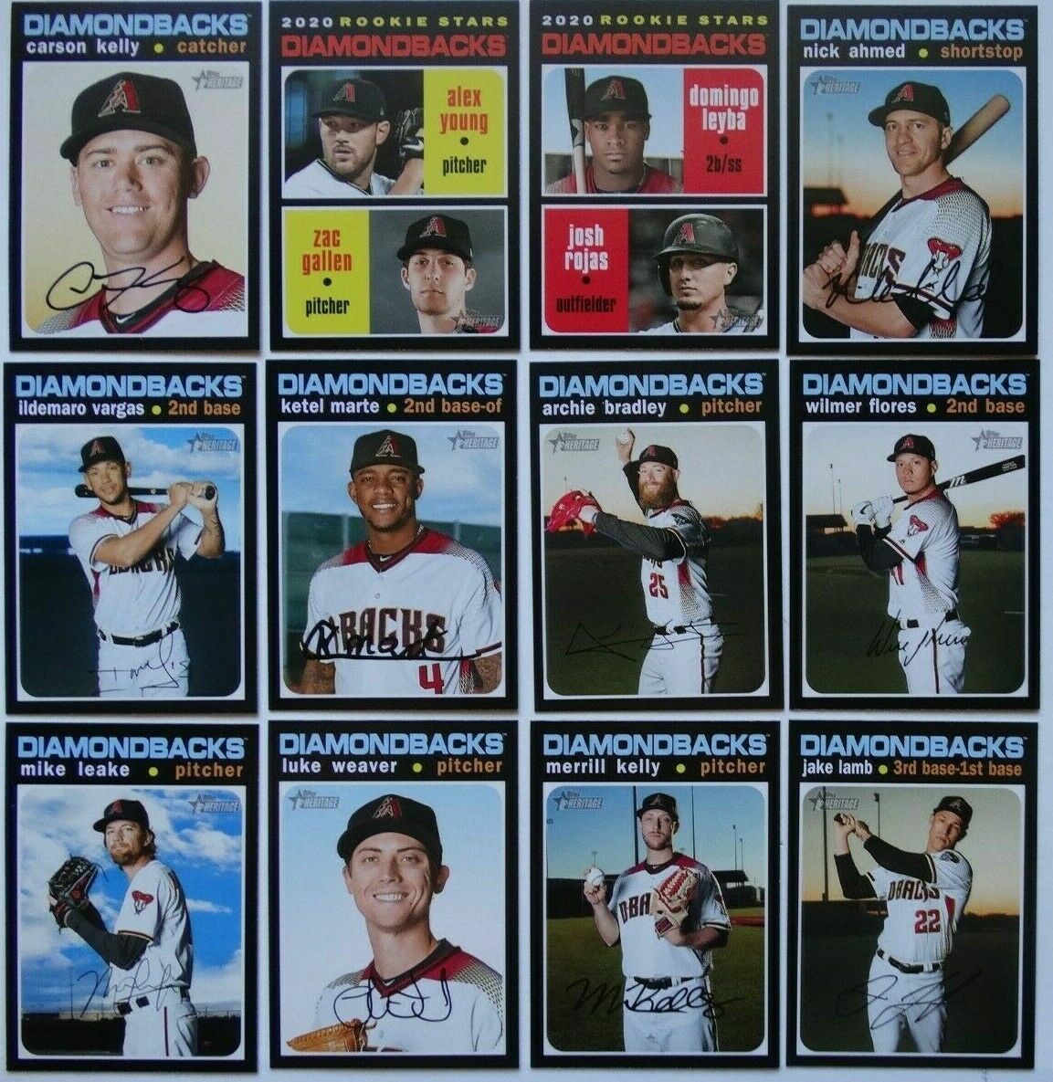 2020 Topps Heritage Base Team Set Baseball Cards U You Pick From
