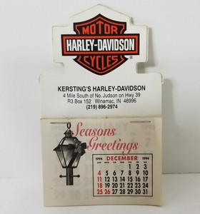 Original 1995 Kersting S Harley Davidson Dealer Give Away Calendar Ebay