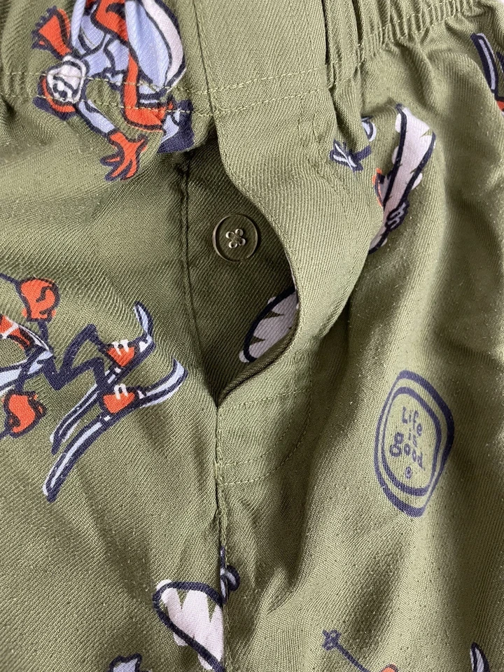 Pantalones térmicos/pijama Good Kids by Life is Good para niños talla (7-8) M esquí trineo Foto 3 de 4