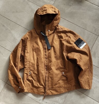 stone island tobacco Stone Island Shadow Project Tobacco 4 Pocket Ripstop Cotton Nylon jacket  hoodie