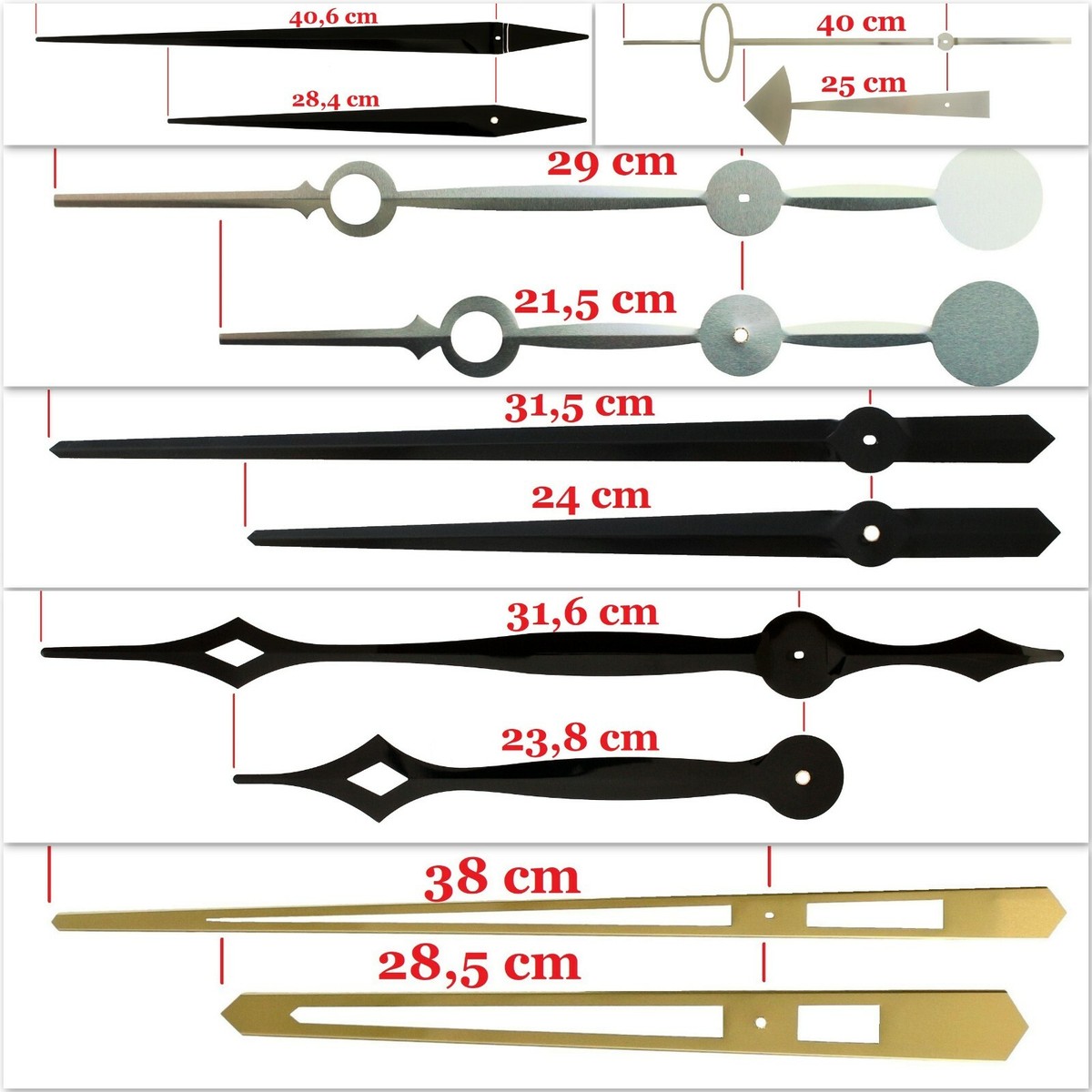 Uhrenzeiger Uhrzeiger Armbanduhr Armbanduhr Zeiger Befestigen