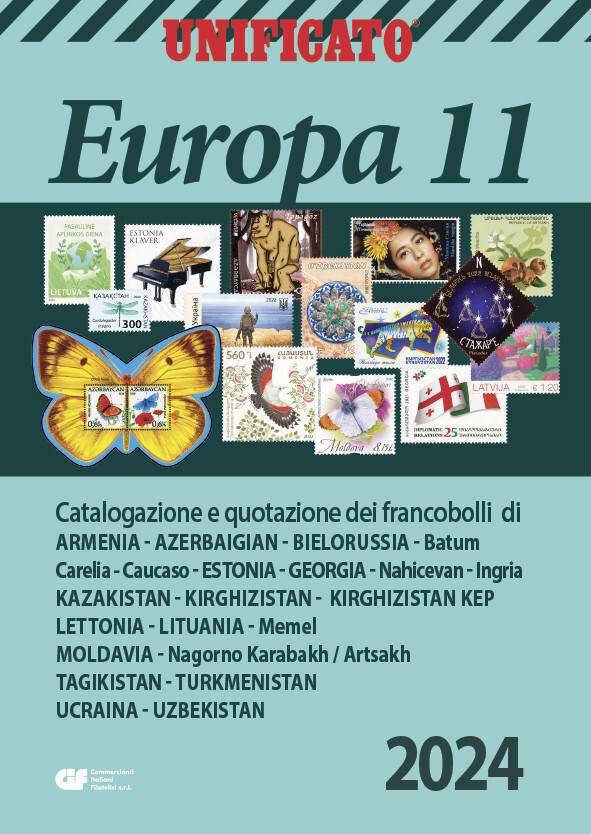 UNIFICATO CATALOGO FRANCOBOLLI EUROPA VOLUME 11 2024 NUOVO