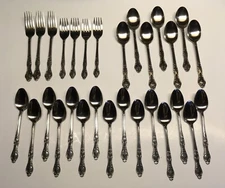 National Medford Stainless Japan Forks Spoons or Teaspoons - Choice