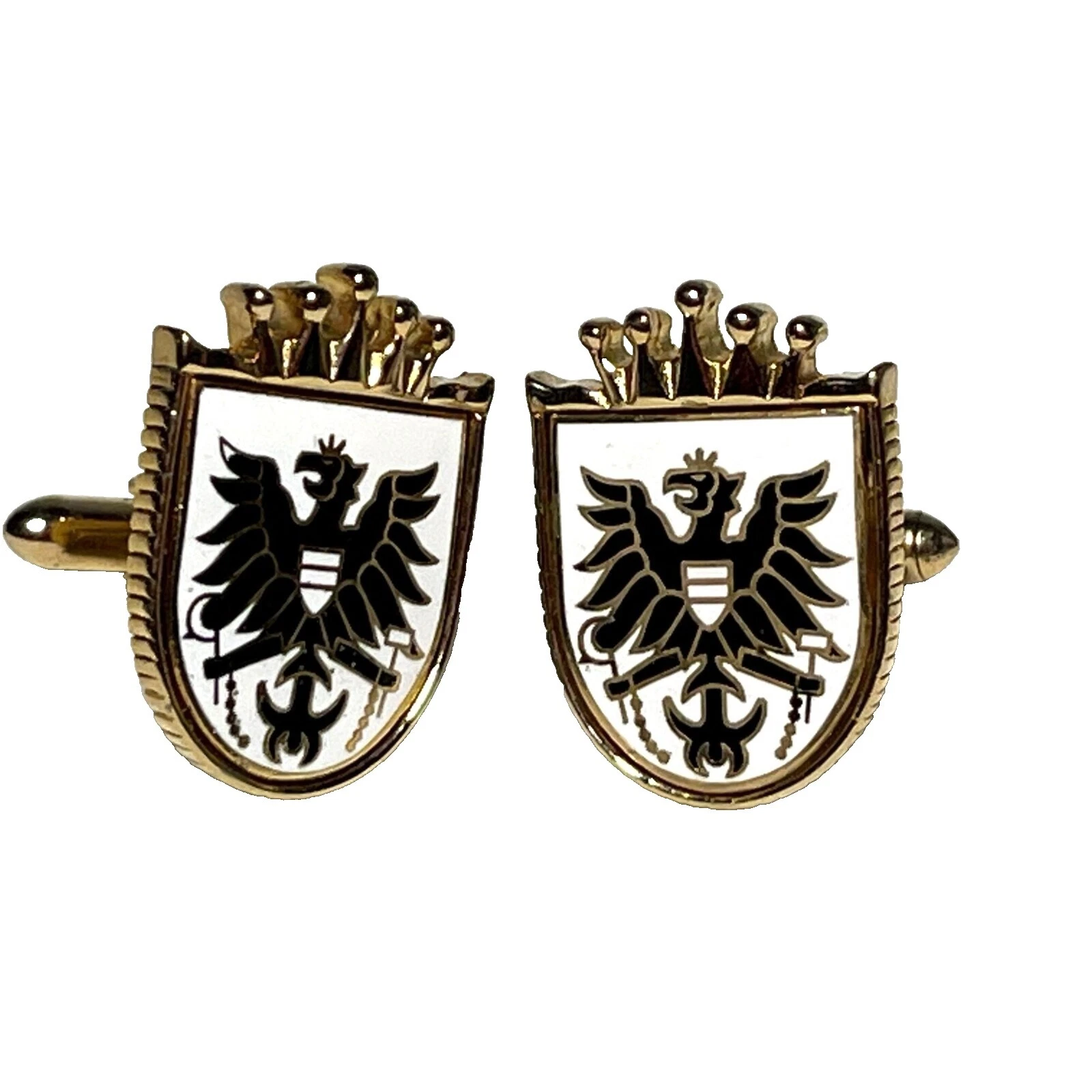 Swank Esmalte Negro Joyería para Hombre