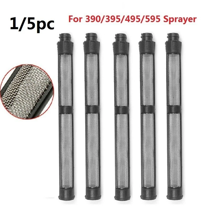 5 PCS Airless Spray Pump Filter 60 Mesh For Graco 390 395 490 495