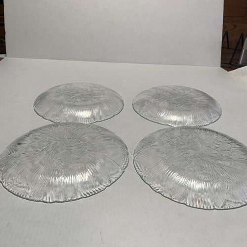 Arcoroc Canterbury Crocus Pattern 7 1/2" Salad Lunch Plates Set of 4 - Picture 6 of 6