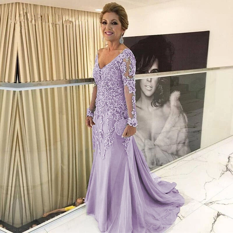 Trumpet style mother clearance of the bride dresses
