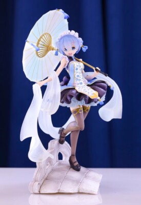 Anime RE: ZERO Lolita Umbrella Rem Action Figure Statue Collectible Model Gift