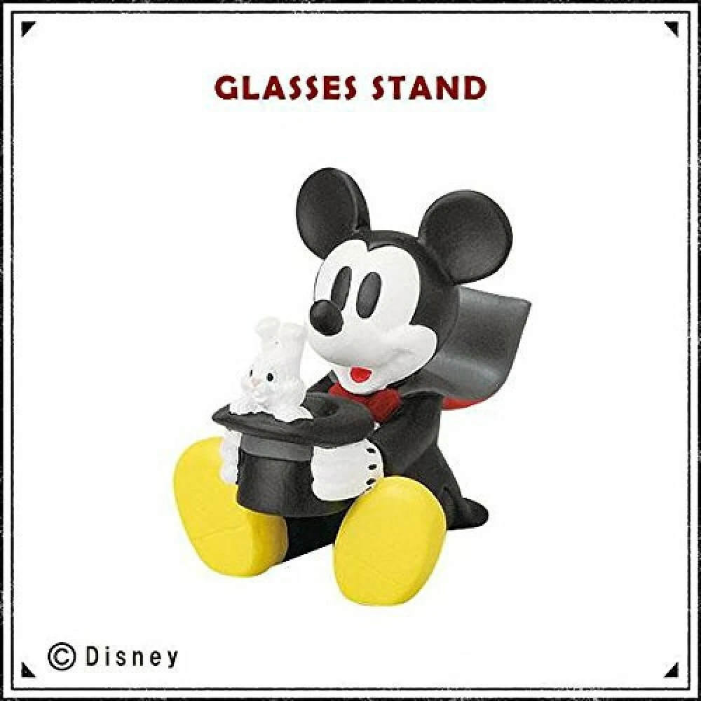 Disney Mickey Mascot Eye Glasses Stand Doll Holder From Japan With Tracking