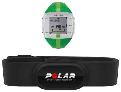 Polar FT4 Digitaluhr grün Trainingscomputer mit Herzfrequenz-Sensor