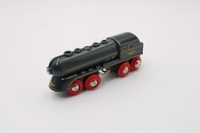 BRIO WORLD PLASTIC-WOODEN RAILWAY TRAIN GPO SPEEDY BULLET 33697 5" USED