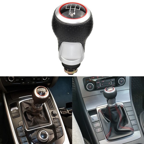 For Audi A4 B7 8E 8H 2004-2008 Gear Shift Knob Head 5 Speed Manual Transmission - Picture 6 of 10