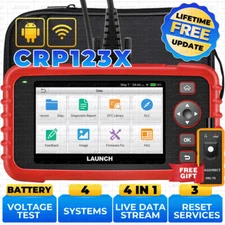 LAUNCH CRP123X Car OBD2 Scanner Code Reader Check Engine ABS SRS Diagnostic Tool