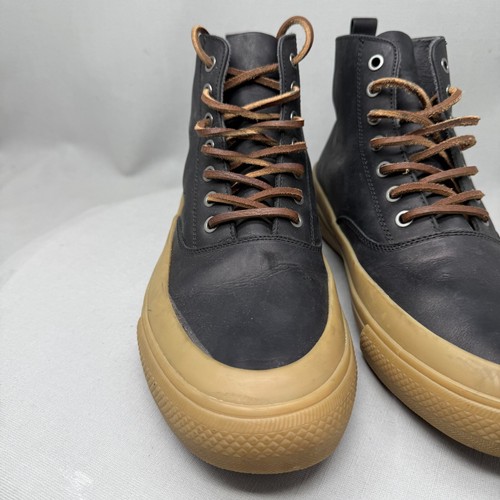 SeaVees Hombres Negro Tostado Mamut Bota Tenis Resistente Cuero Aceite Tobillo Talla 10.5 - Imagen 2 de 9